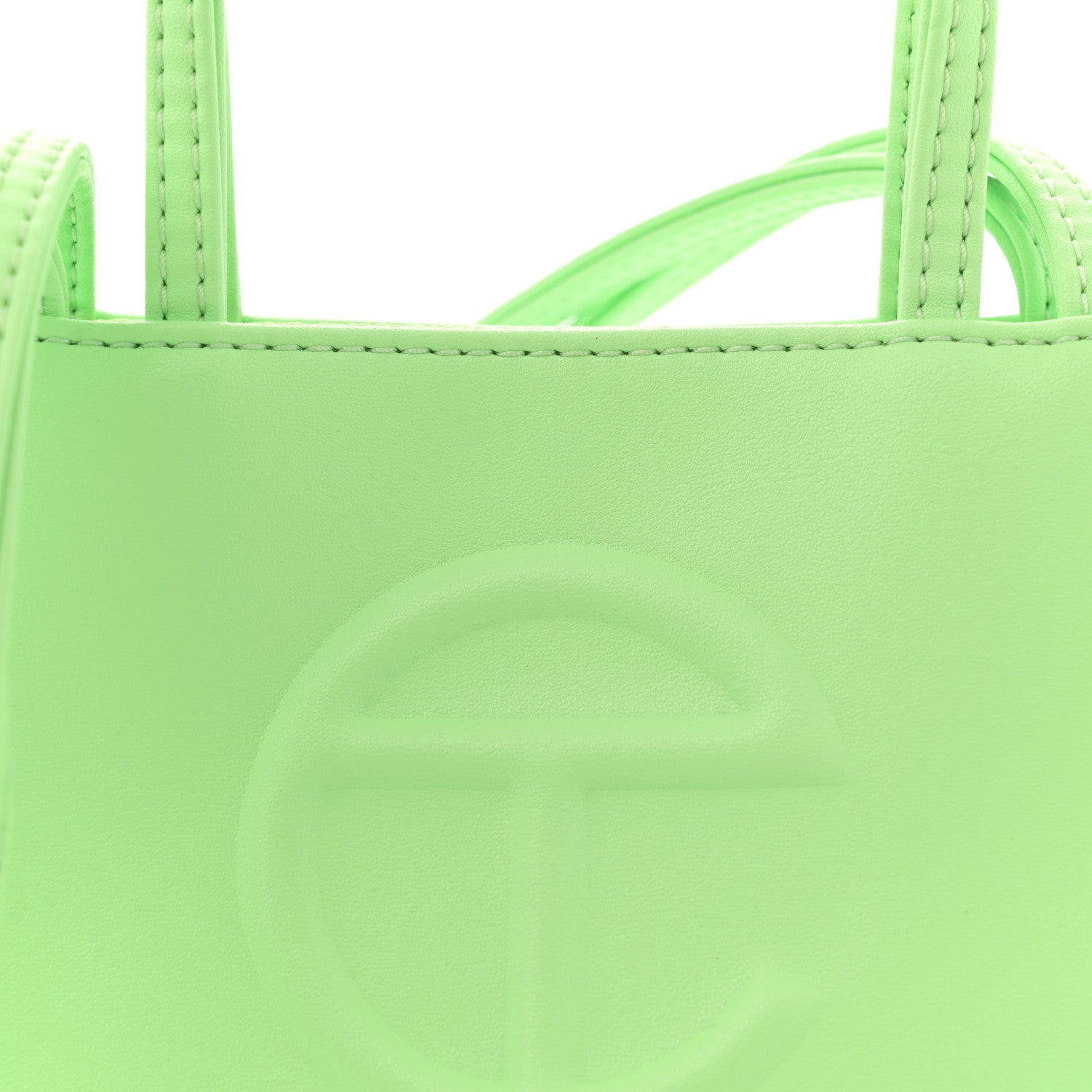 Telfar Vegan Leather Small Shopping Bag Double Mint 7 of 10
