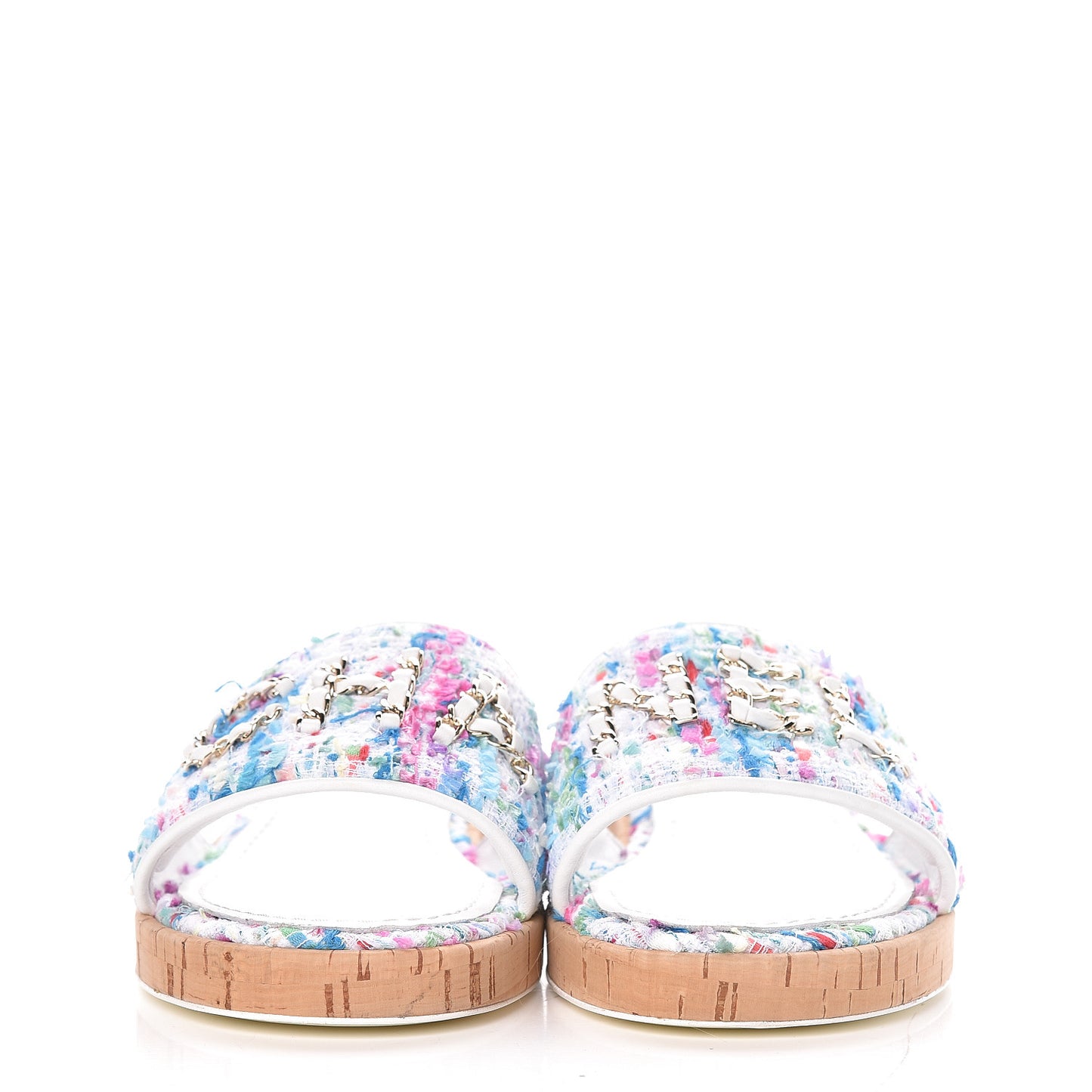 Tweed Logo Mules 41 Multicolor