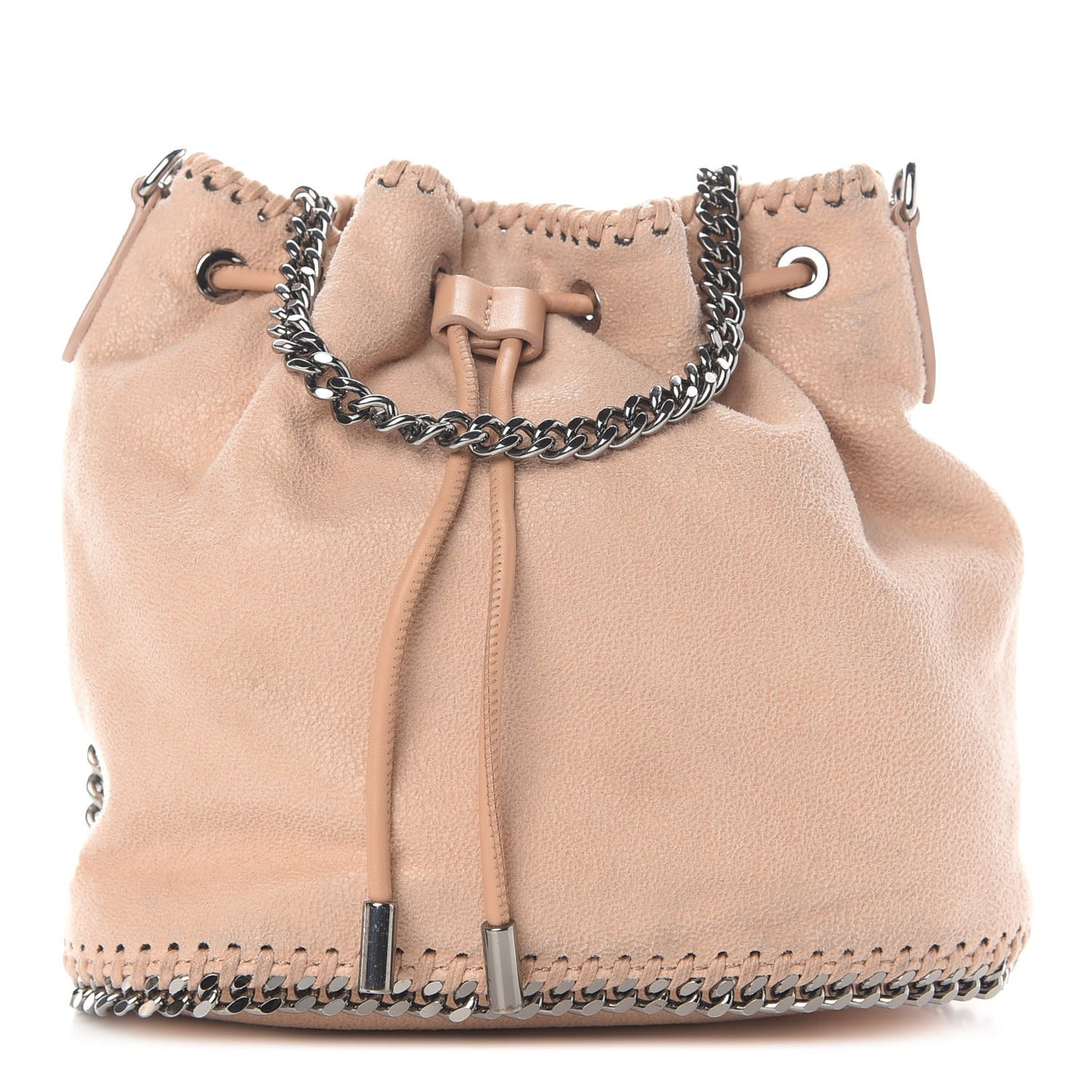 Shaggy Deer Small Falabella Bucket Bag Powder