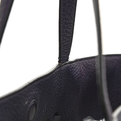 Prada Vitello Daino Tote Melanzana 14 of 19