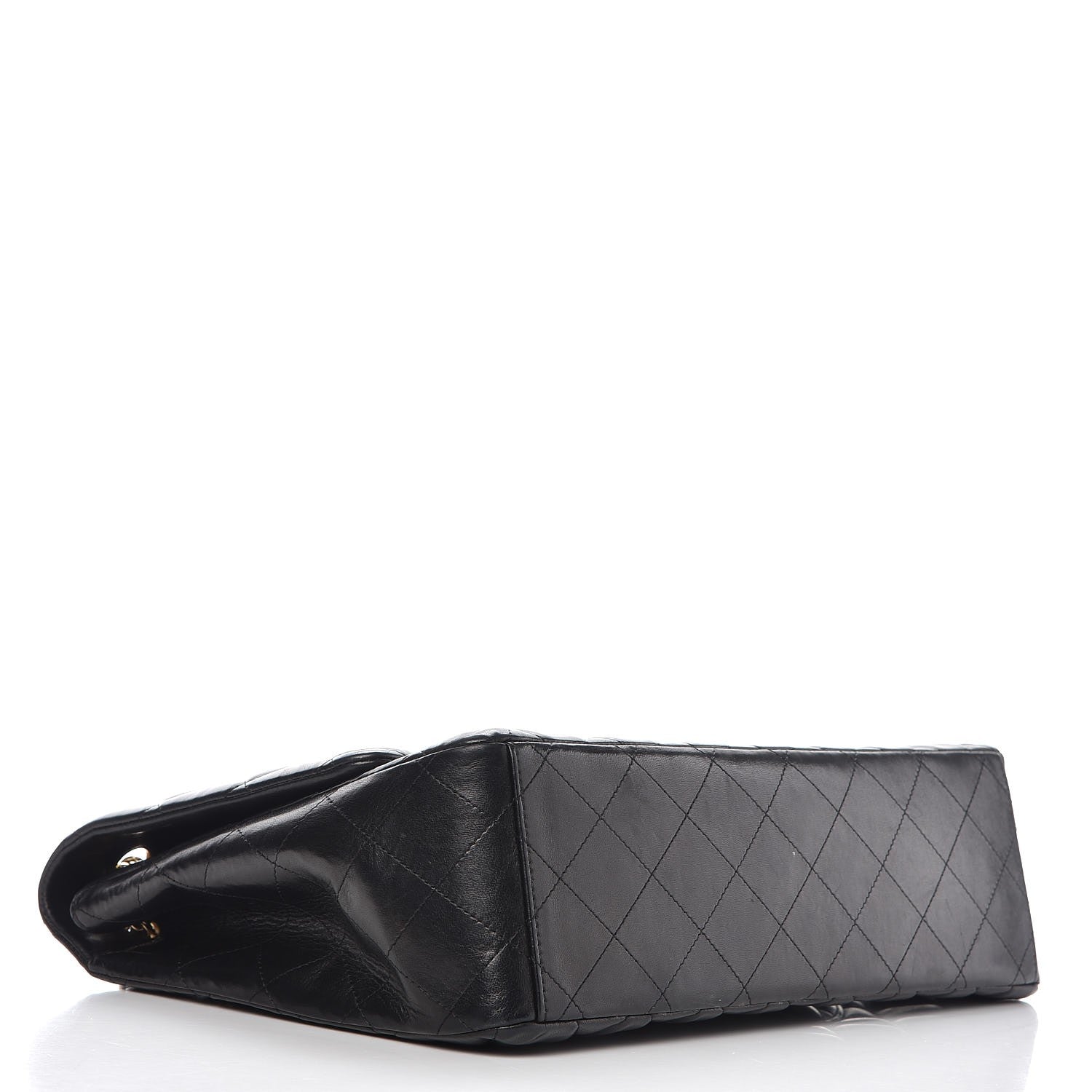 Chanel Lambskin Quilted Maxi Single Flap Black 4 of 11
