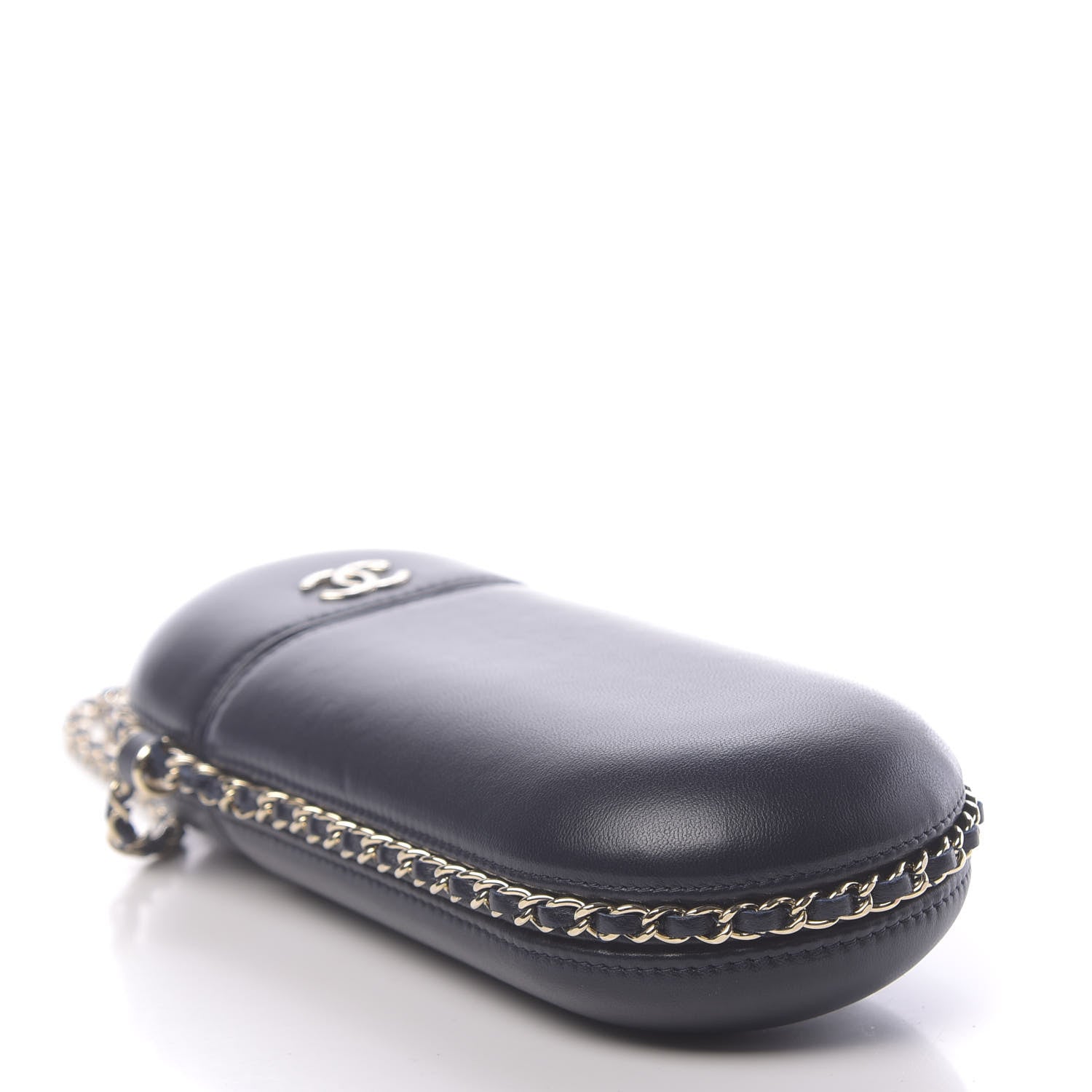 Chanel Lambskin Chain Around Phone Holder Black 4 of 10