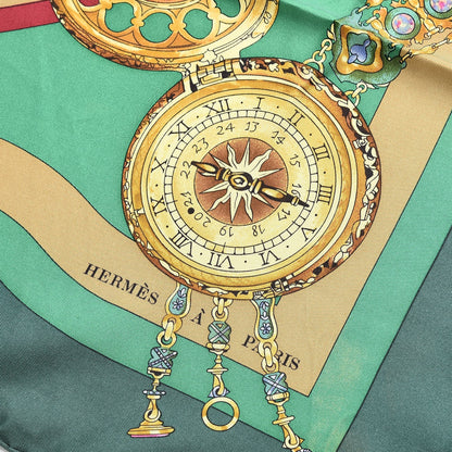 Hermes Silk La Ronde des Heures Scarf 90 4 of 6