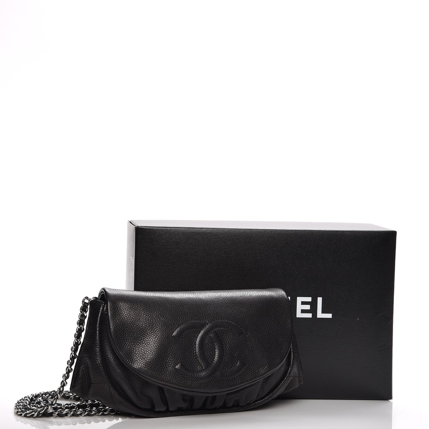 Caviar Half Moon Wallet On Chain WOC Black