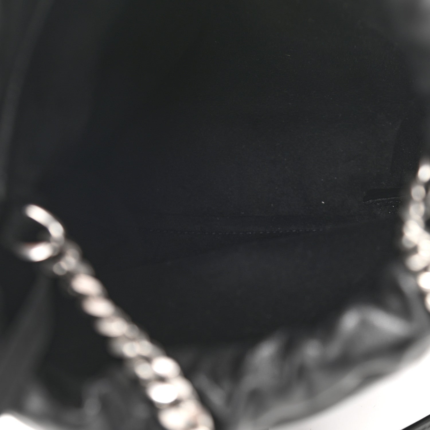 Saint Laurent Lambskin Small Teddy Bucket Bag Black 6 of 12