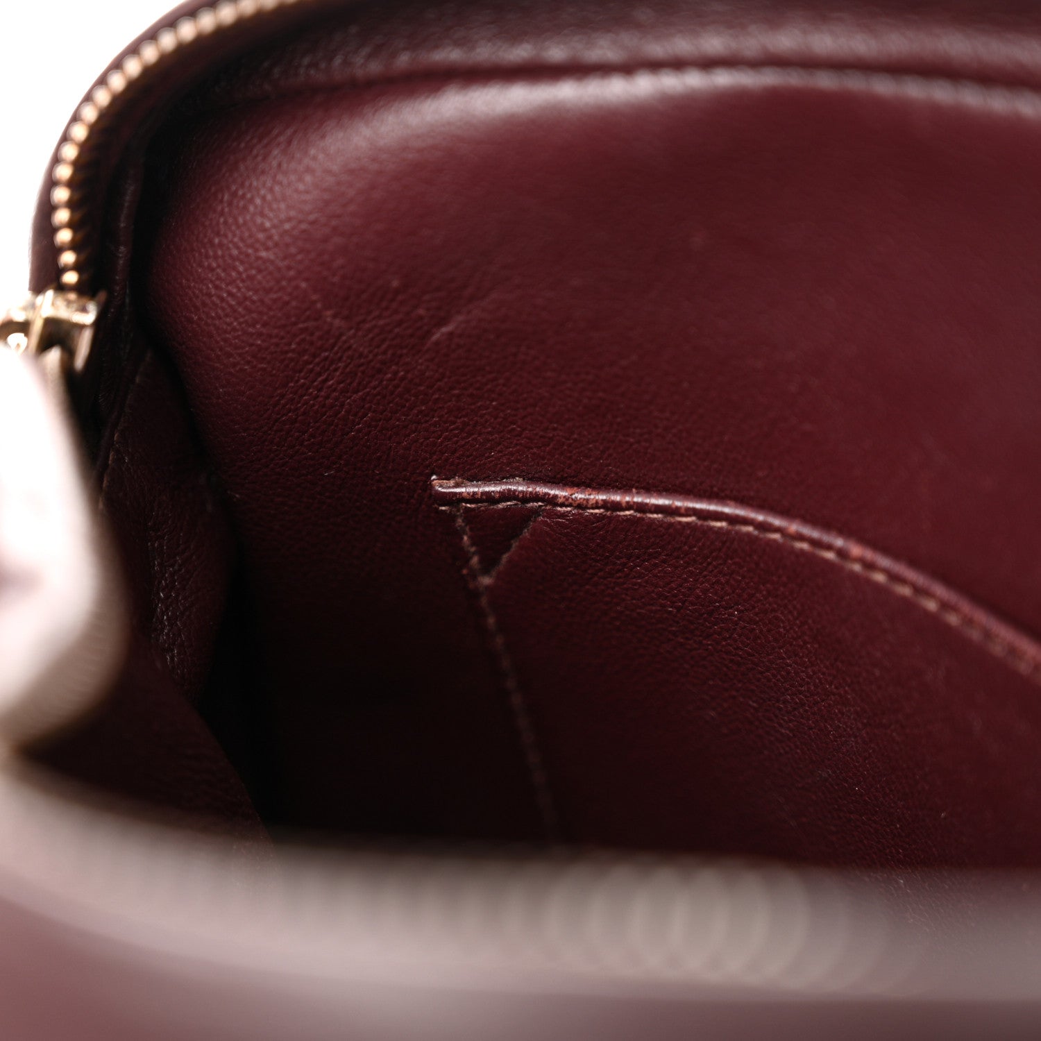 Chanel Lambskin Quilted Tassel CC Camera Case Burgundy 13 of 18