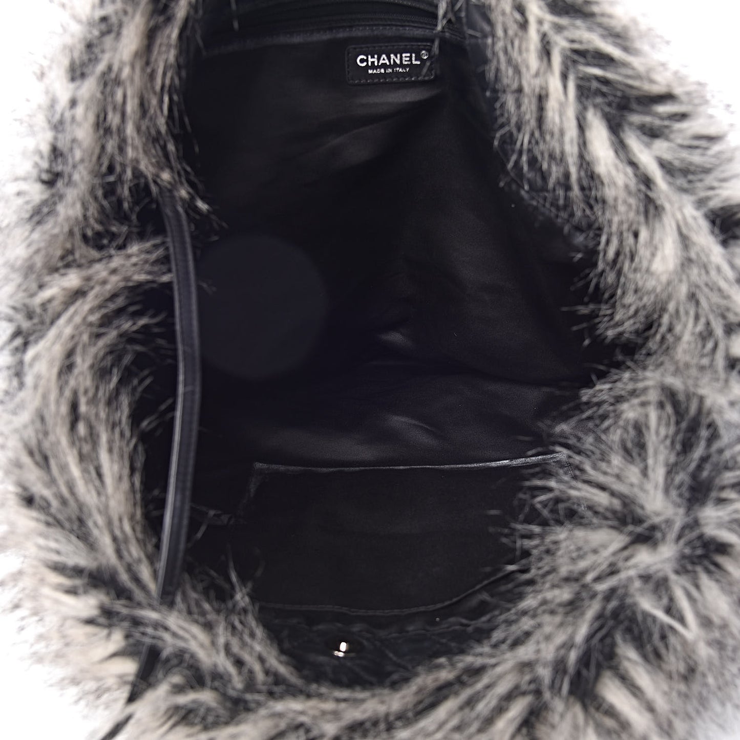 Arctic Fantasy Fur Large Tote Grey