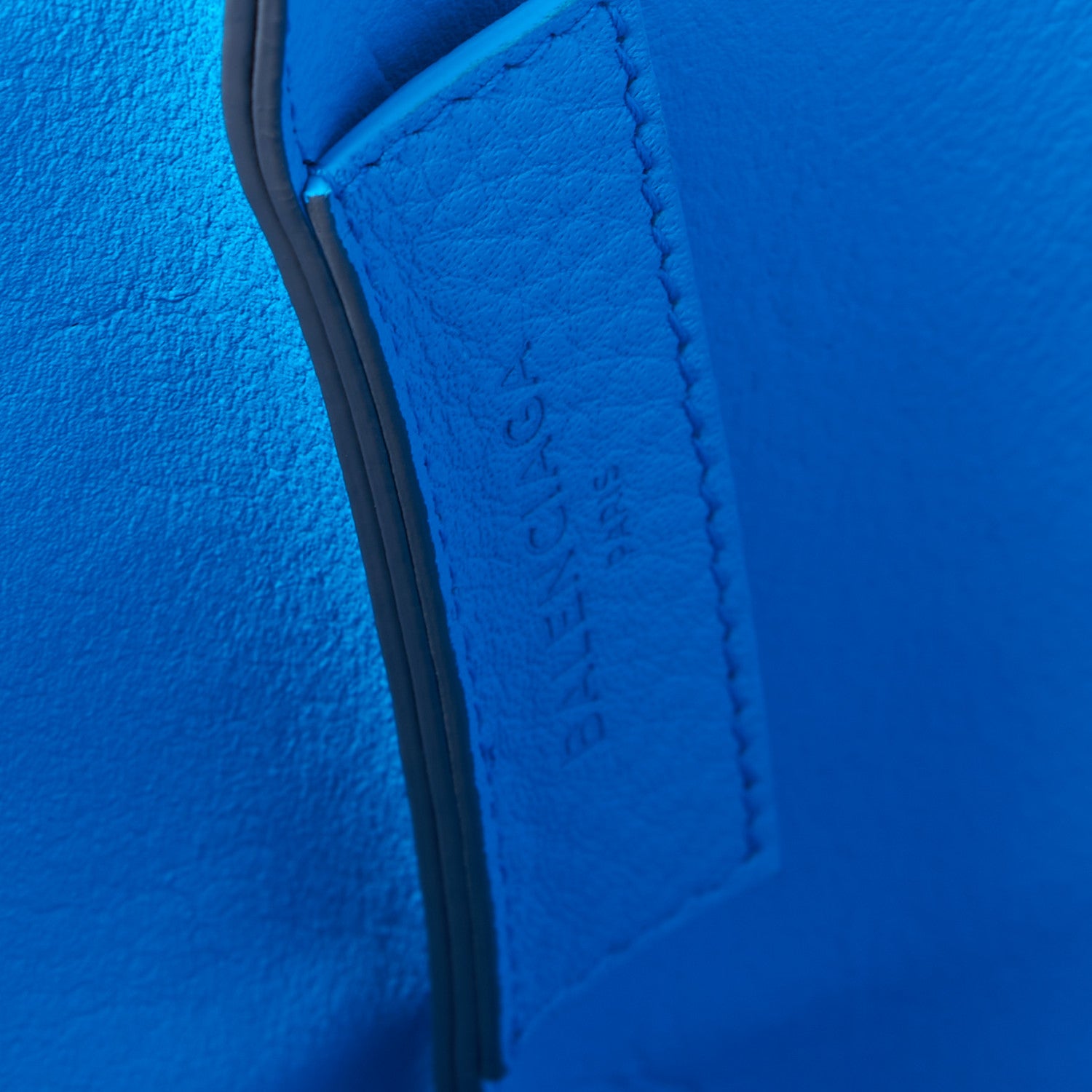 Balenciaga Veau Baltimore Double Sided Small Everyday Tote Gris Fossile Bleu Turquoise 8 of 10