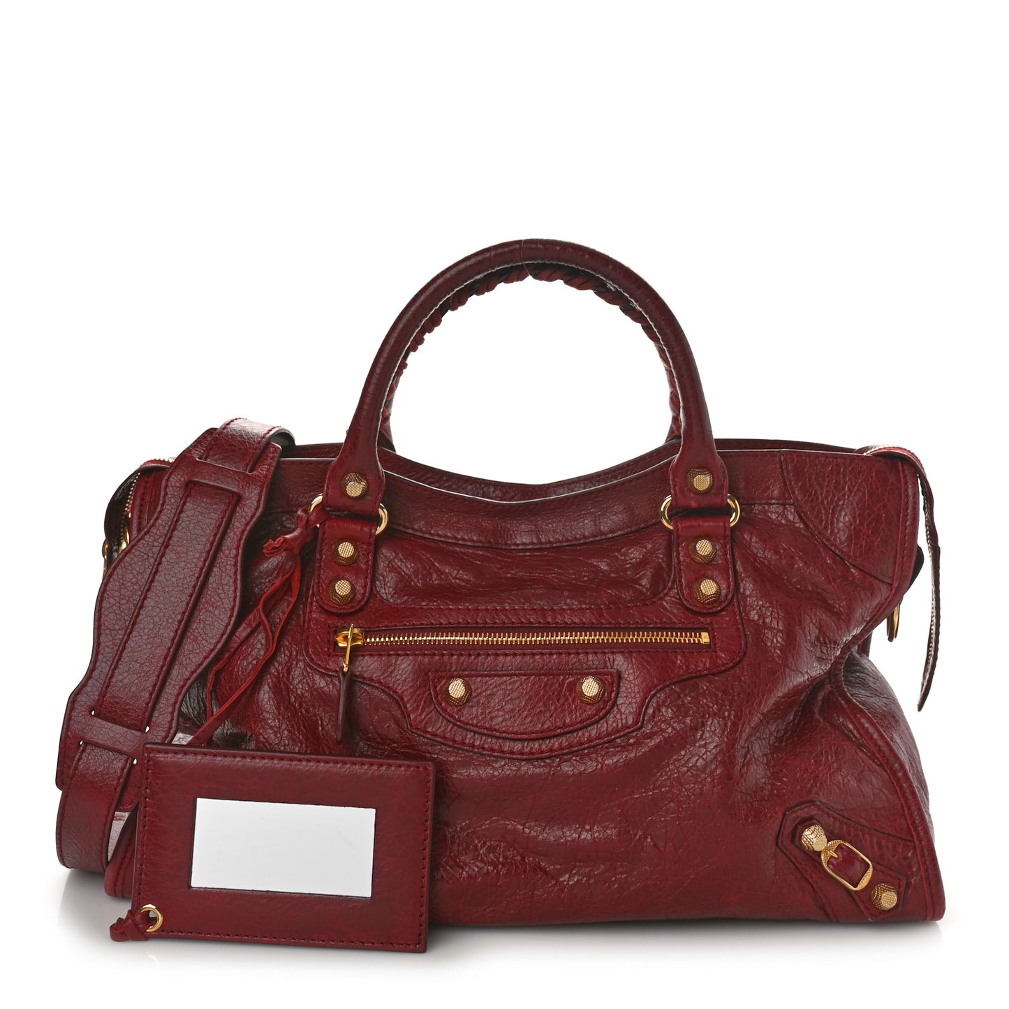 Agneau Giant 12 Gold Hardware City Cerise
