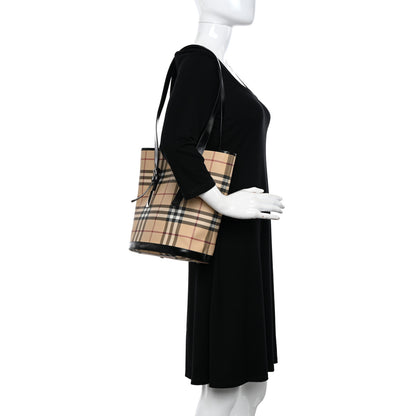 Burberry House Check Bucket Bag Black 2 of 13