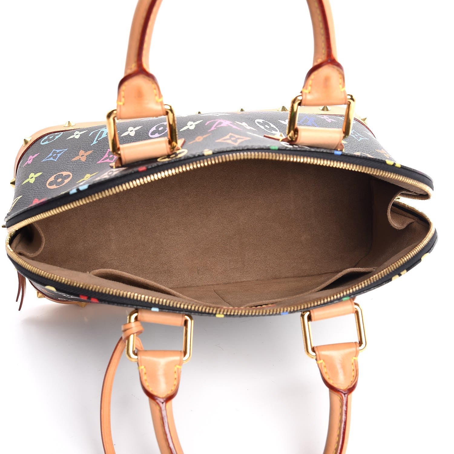 Louis Vuitton Monogram Multicolor Alma PM Black 5 of 17