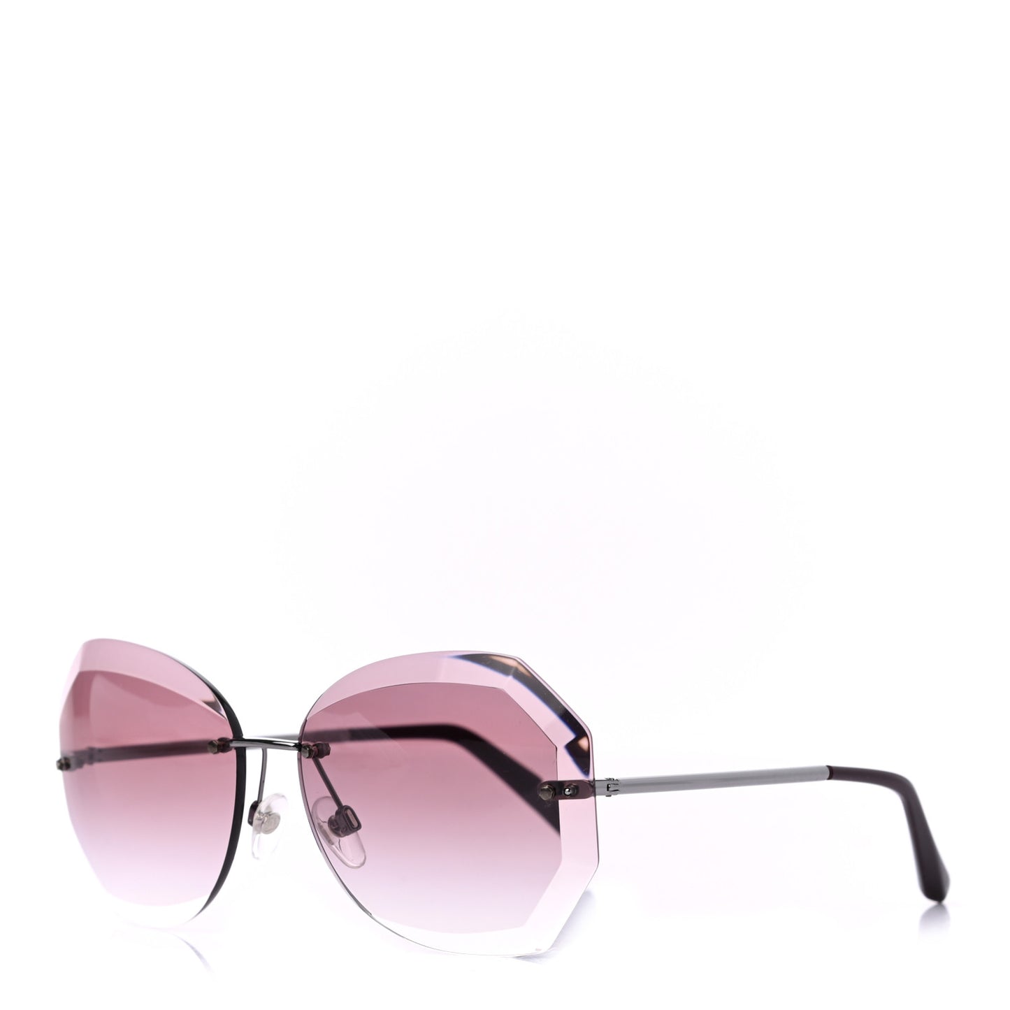 Metal Spring Round Sunglasses 4220 Pink