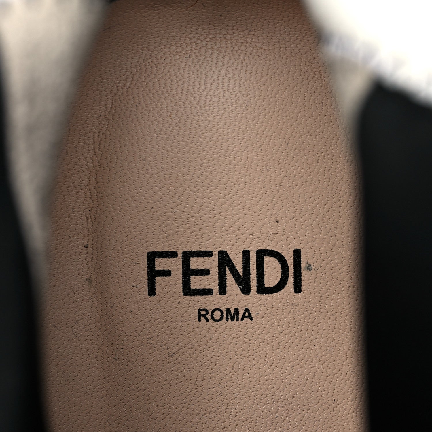 Fendi Patent Neoprene Combat Boots 39.5 Black 6 of 7