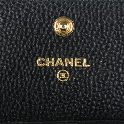 Chanel Caviar Quilted Flap Card Holder Black 6 of 8