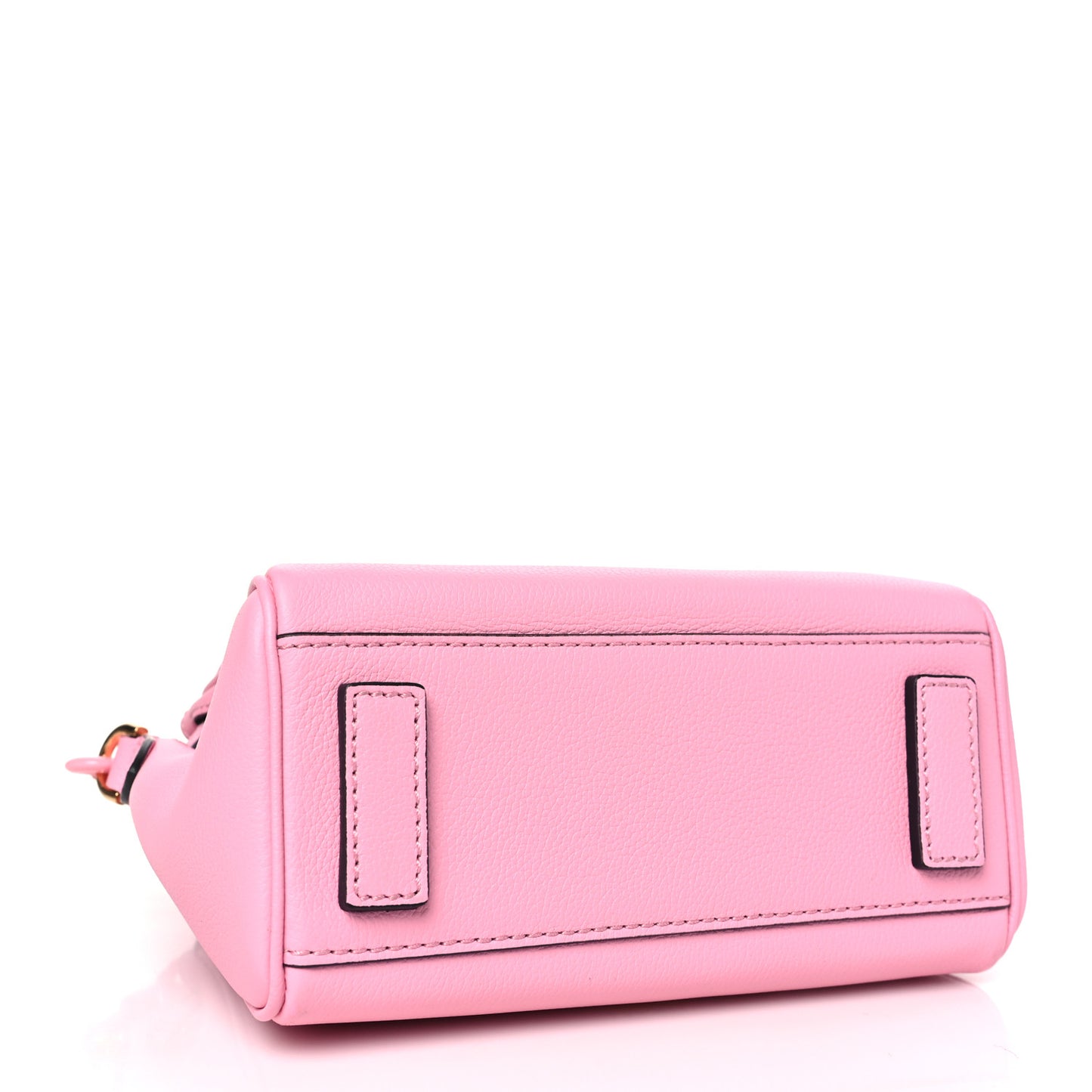 Grained Calfskin Small La Medusa Top Handle Bag Pink