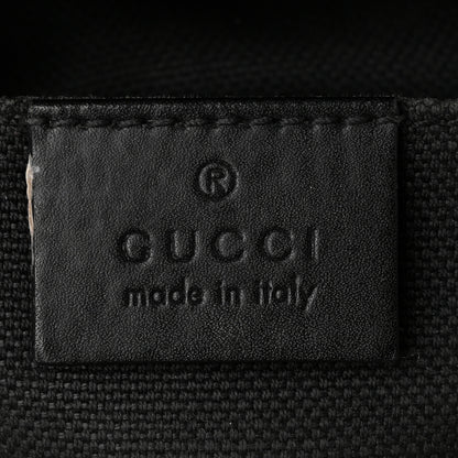 Gucci GG Supreme Monogram Web Small Flat Messenger Bag Black Grey Black Grey 6 of 11