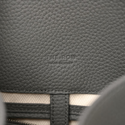 The Row Matte Grained Calfskin Soft Margaux 15 Timouse Grey 6 of 10