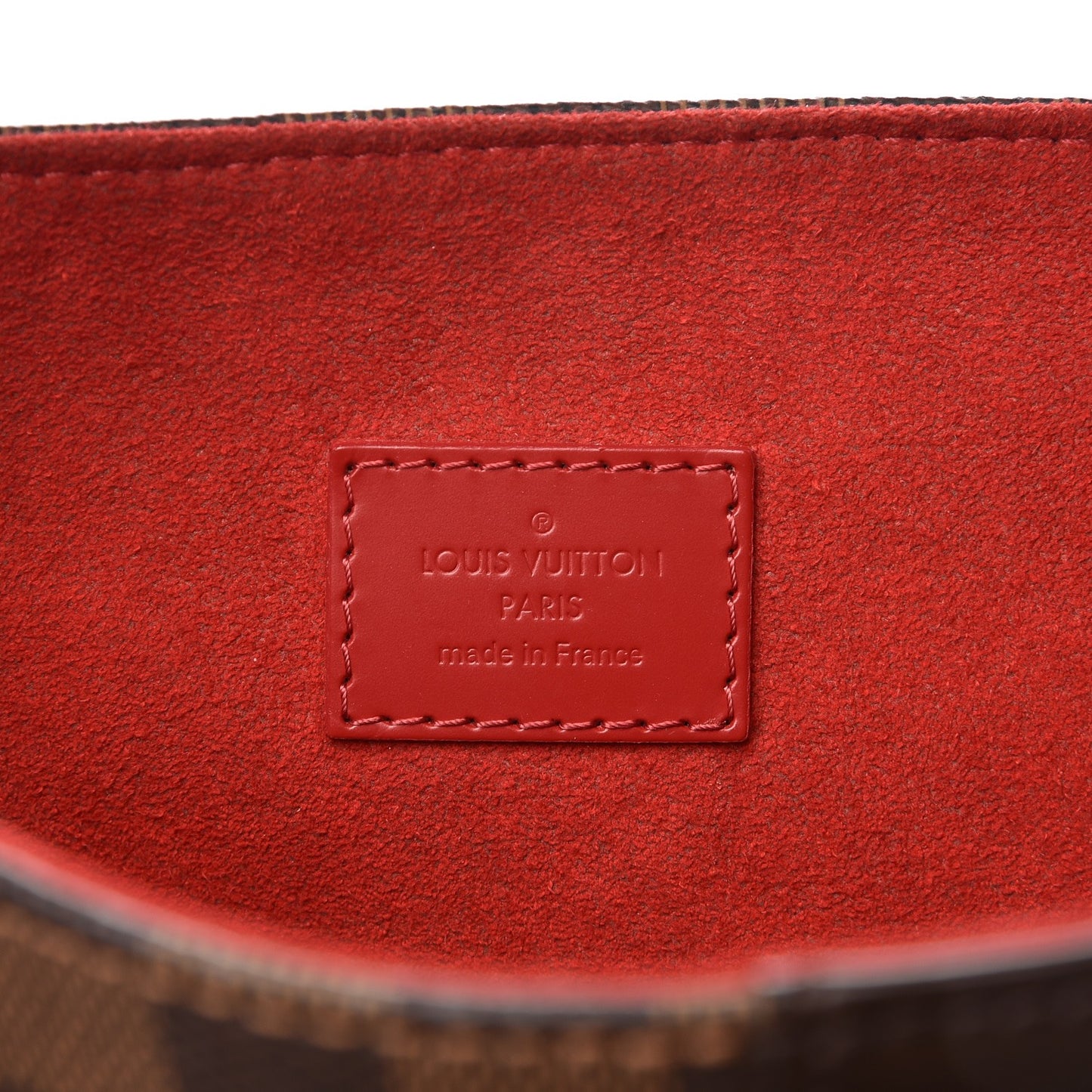 Damier Ebene Caissa Hobo Cherry