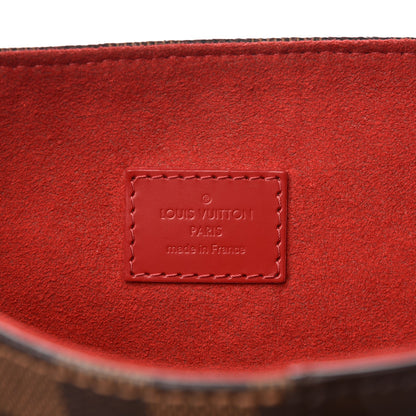 Louis Vuitton Damier Ebene Caissa Hobo Cherry 6 of 14