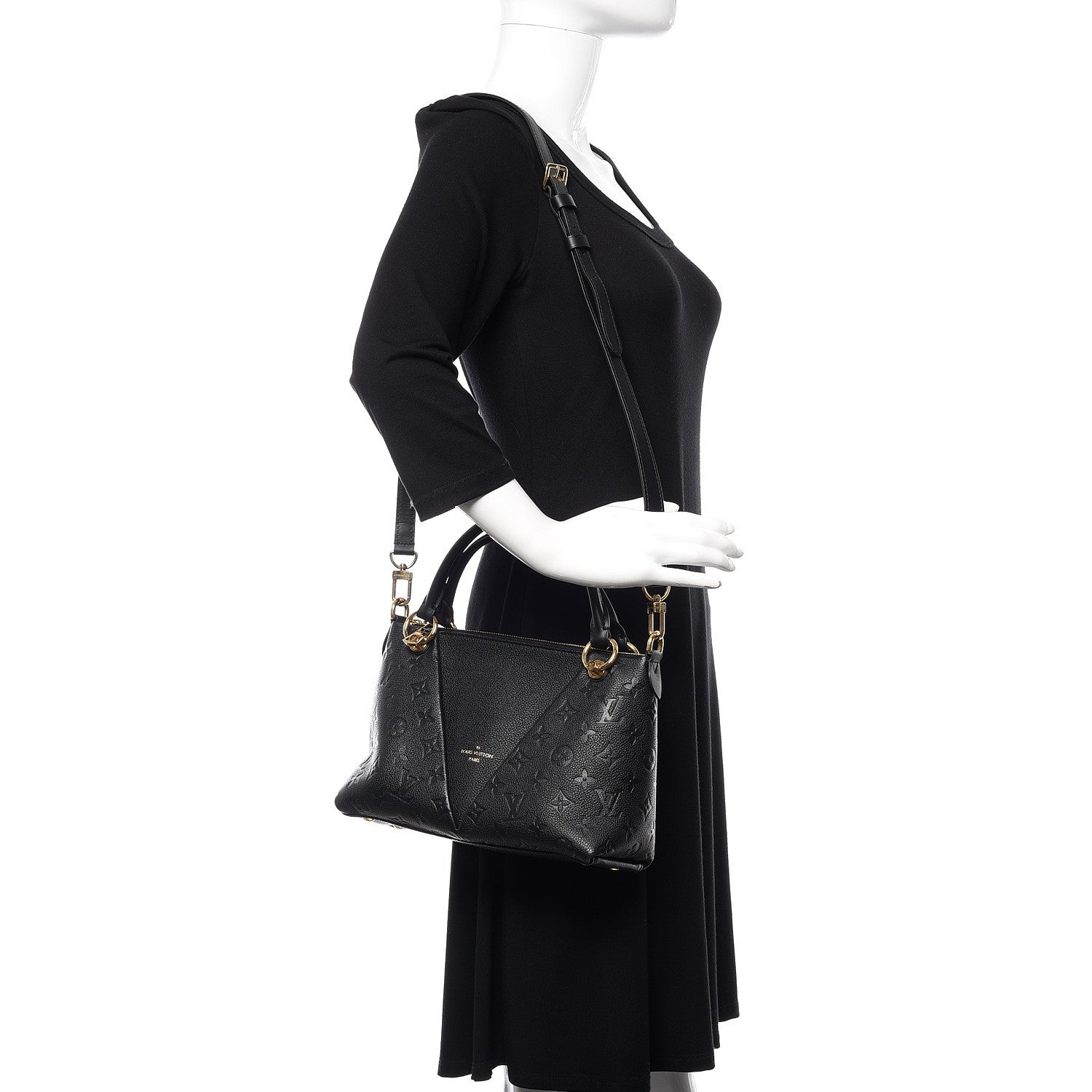 Louis Vuitton Empreinte V Tote BB Black 2 of 9