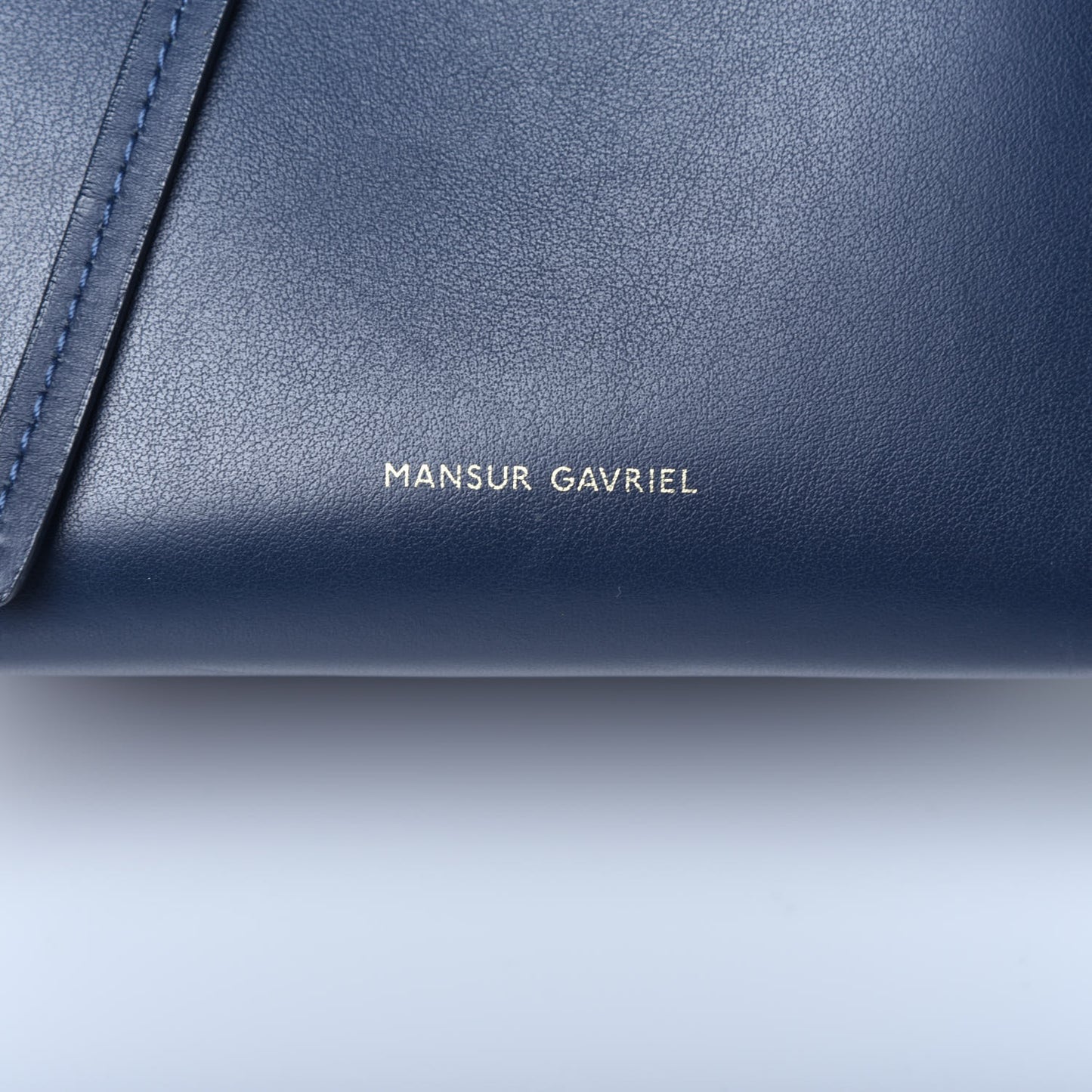 Calfskin Mini Bucket Bag Blue