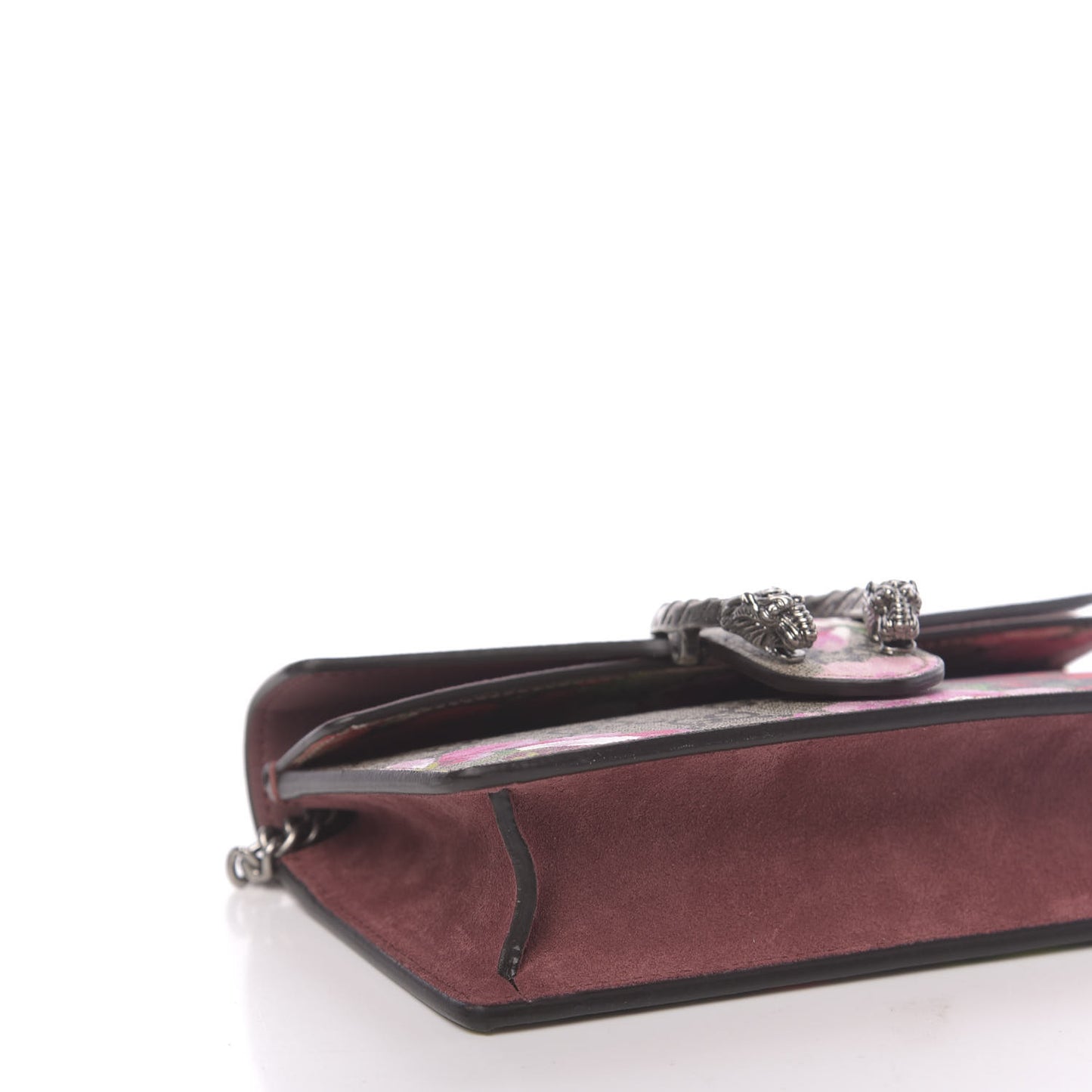 GG Supreme Monogram Blooms Super Mini Dionysus Shoulder Bag Beige Multicolor Dry Rose