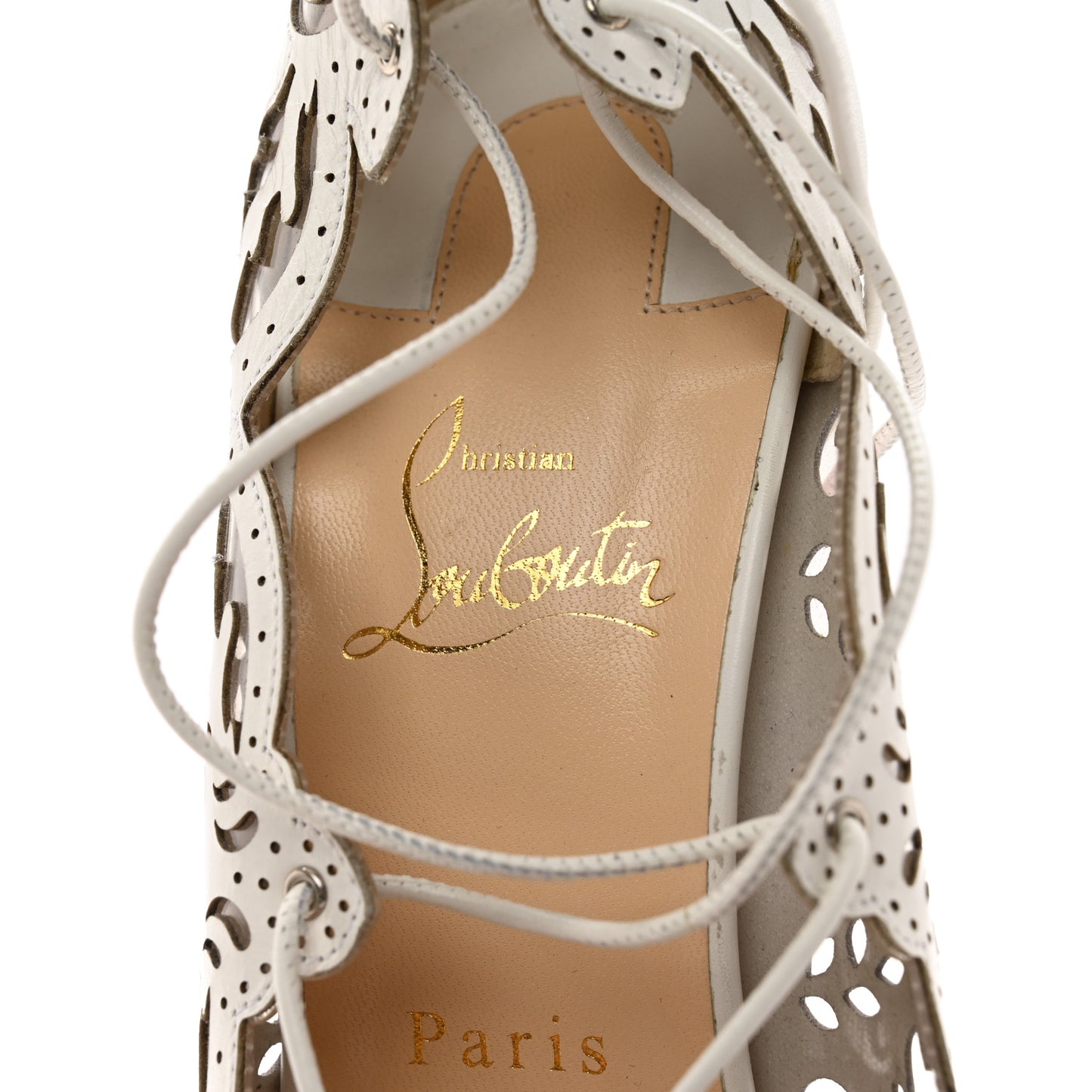 Calfskin PVC Impera 100 Pumps 40.5 White