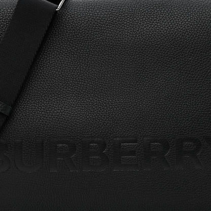 Burberry Grainy Calfskin Embossed Bruno Messenger Black 9 of 12