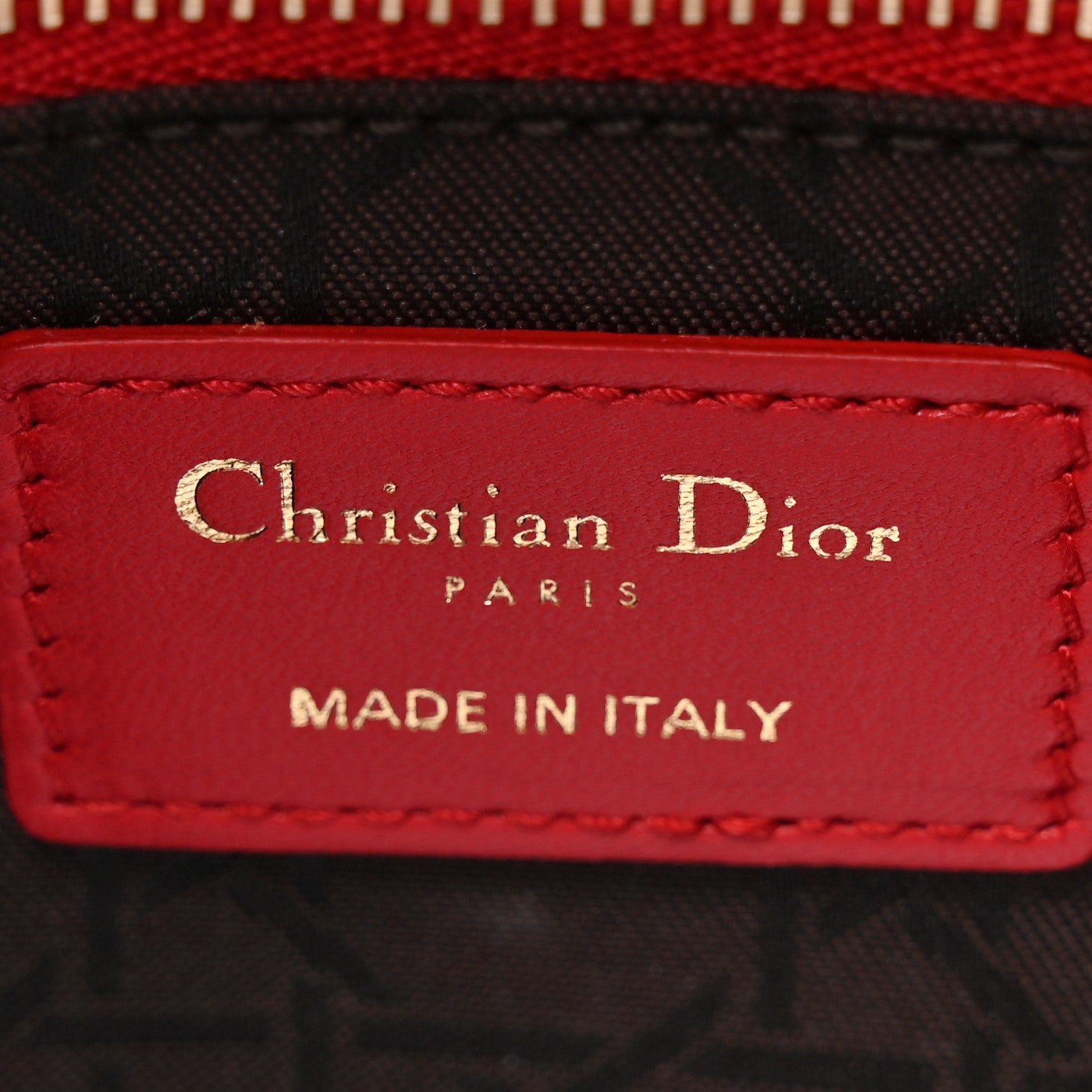 Christian Dior Lambskin Cannage Small My ABCDior Lady Dior Red 6 of 10