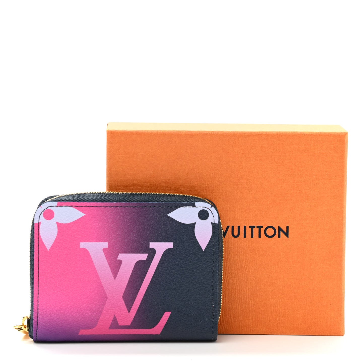 Monogram Giant Spring In The City Zippy Coin Purse Midnight Fuchsia