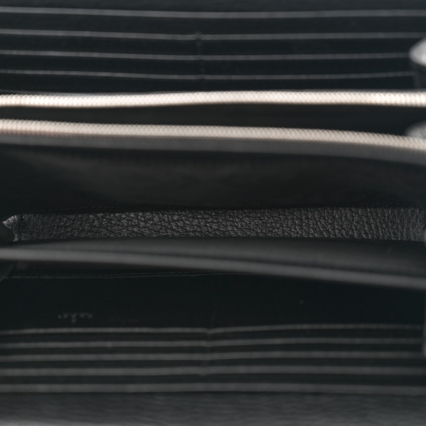 Calfskin Mini Dionysus Chain Wallet Black