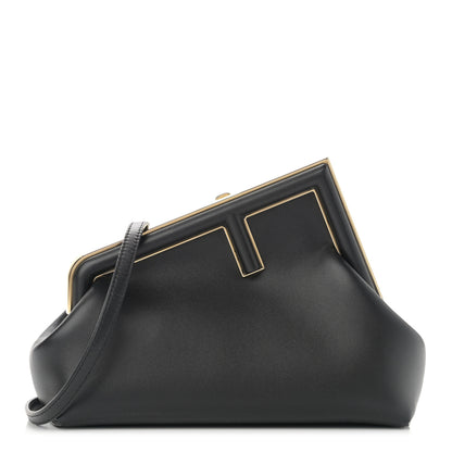 Fendi Shiny Nappa Small Fendi First Black 1 of 9