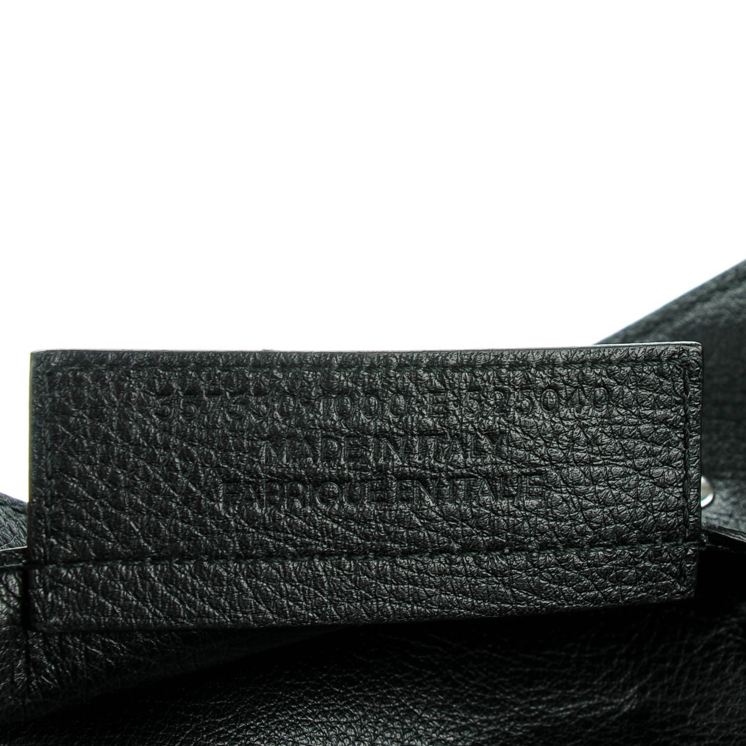 Balenciaga Veau Papier A5 Zip Around Tote Black 7 of 7