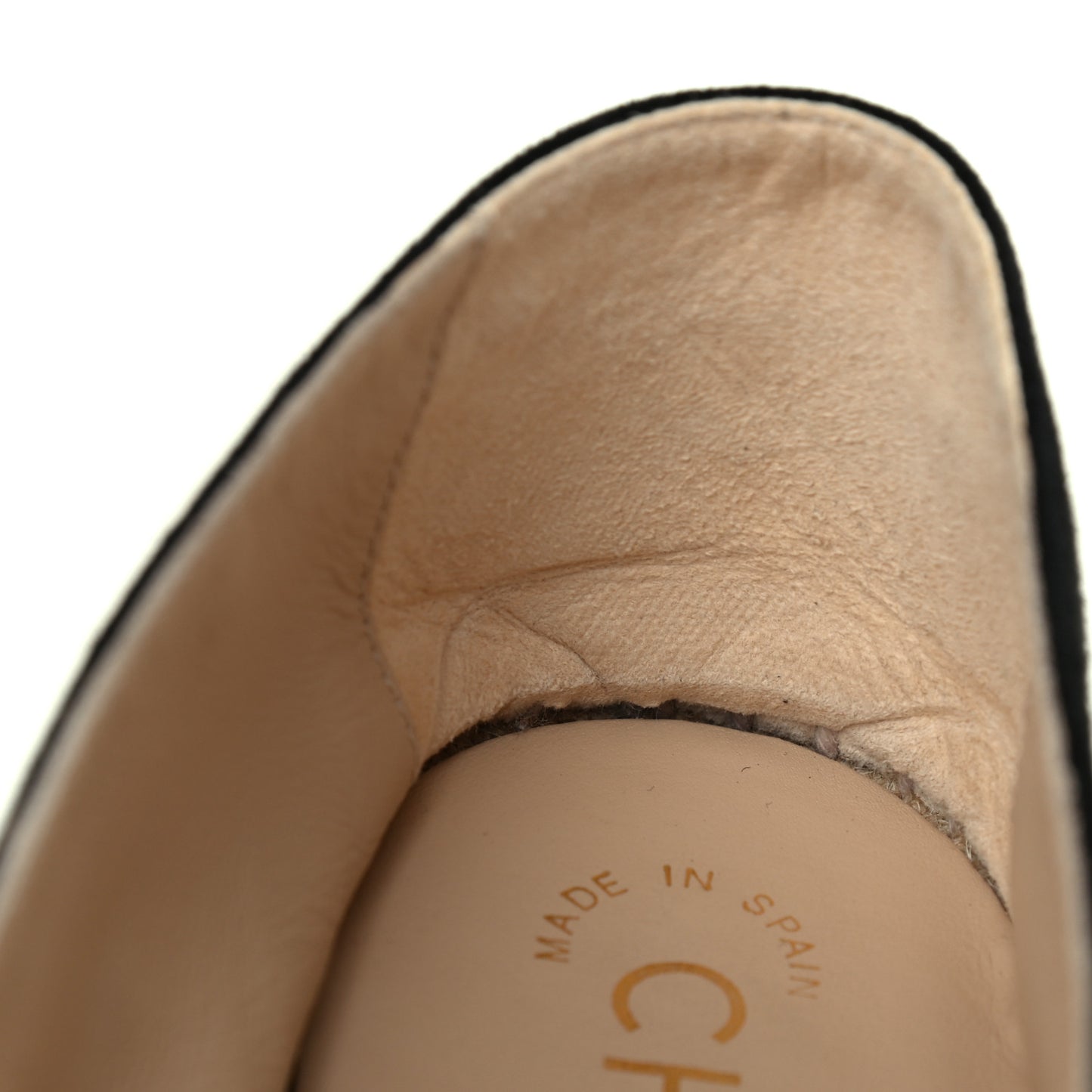 Suede Pearl CC Espadrilles 37 Black