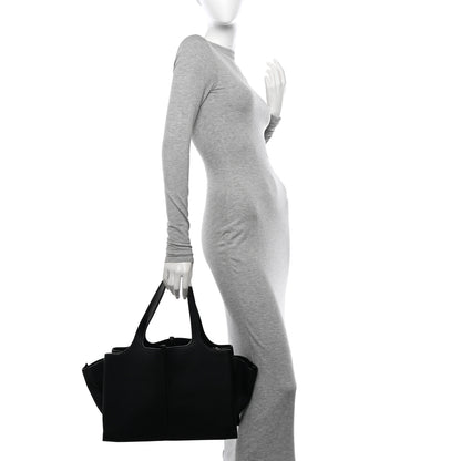 Celine Baby Grained Calfskin Medium Tri-Fold Bag Black 2 of 21