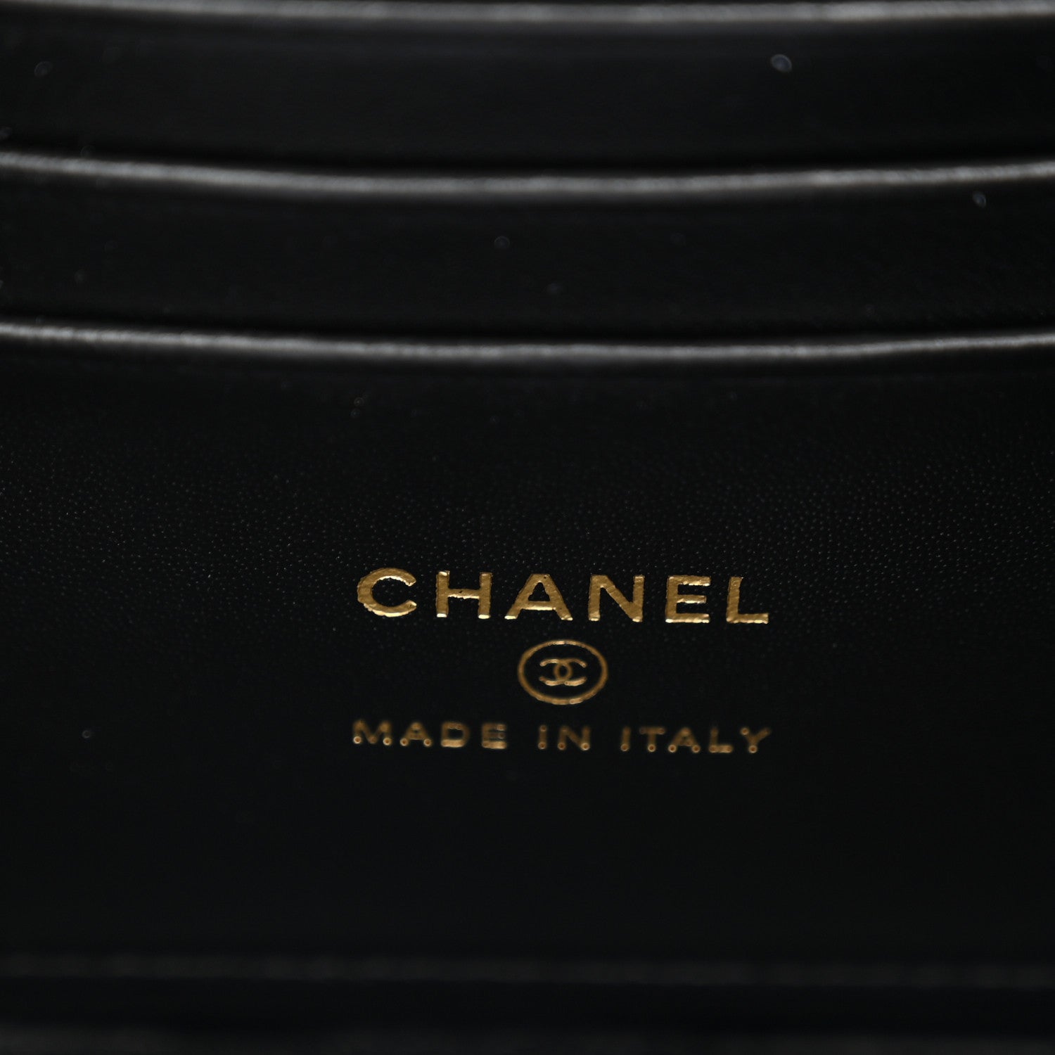 Chanel Calfskin Crocodile Embossed Crococo Small Top Handle Vanity Case With Chain Black 6 of 11