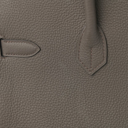 Hermes Togo Birkin 35 Etain 11 of 12