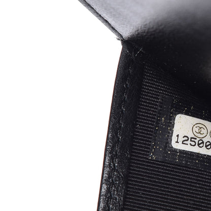 Chanel Lambskin Quilted Large Agenda Cover Black 8 of 9