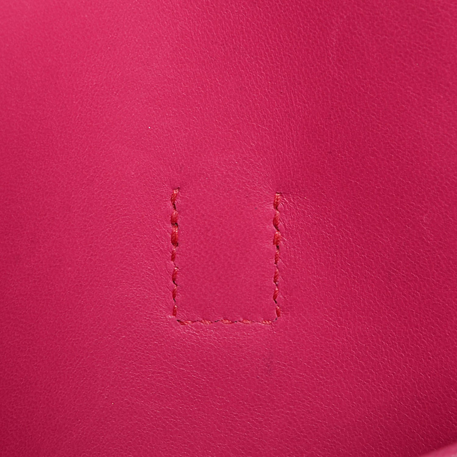 Hermes Chèvre Jige Mini 20 Clutch Fuchsia 18 of 19