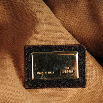 Fendi Zucca Nappa Nuvolata Vitello Tortuga Spy Tobacco Moro 6 of 8