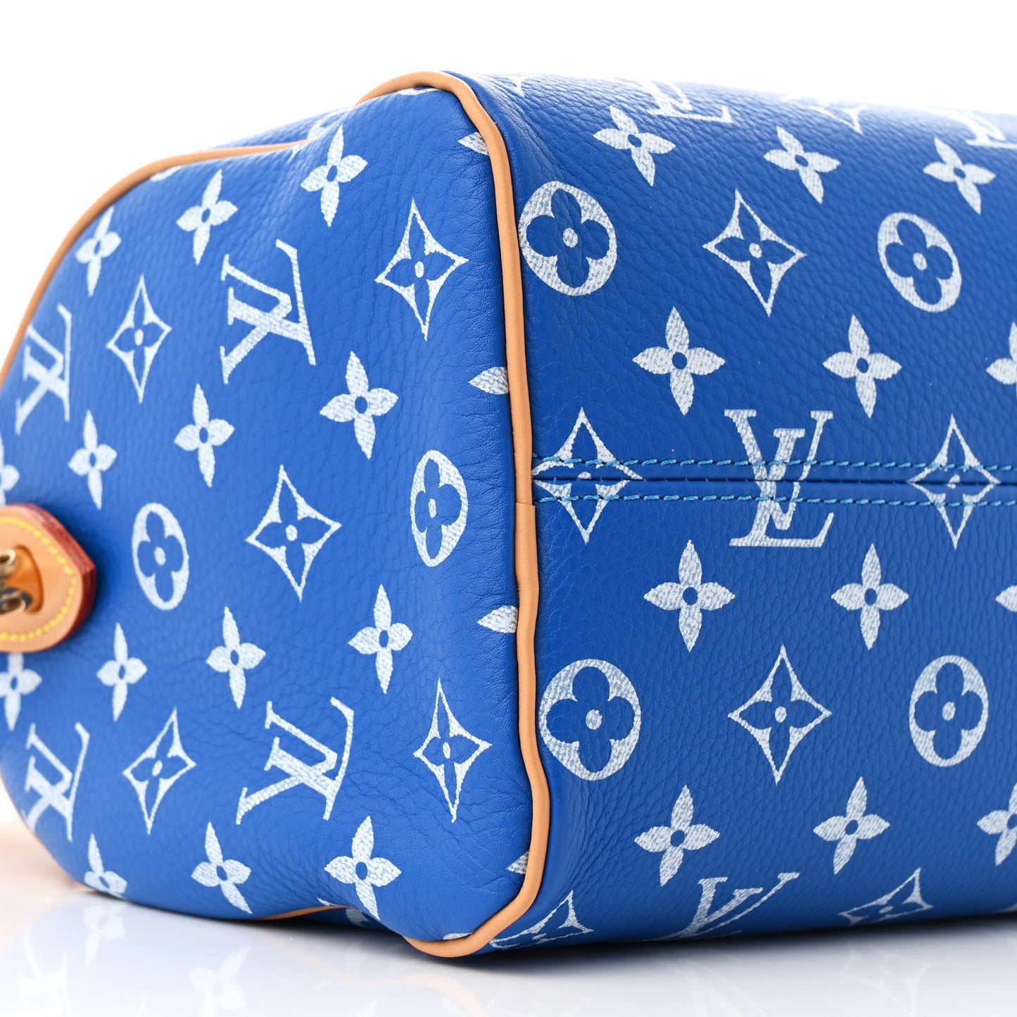 Calfskin Monogram Speedy P9 Bandouliere 25 Blue