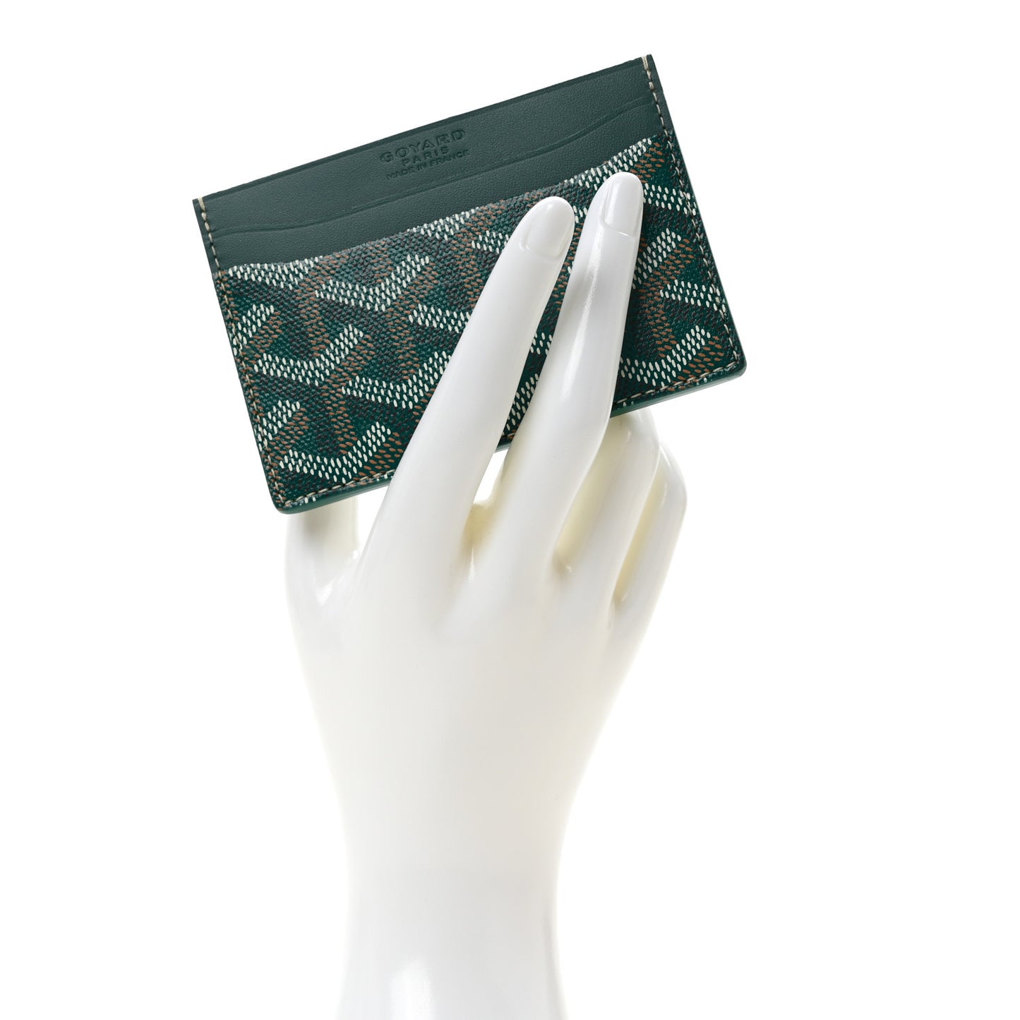 Goyardine Saint Sulpice Card Holder Green