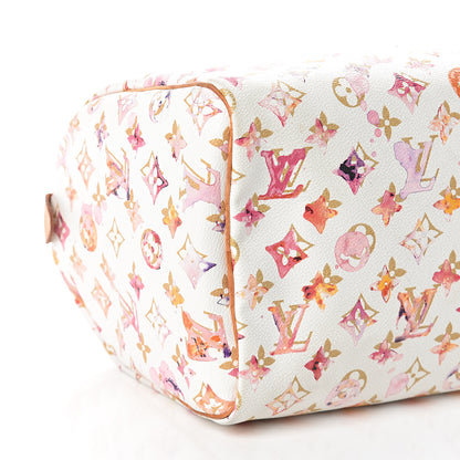 Louis Vuitton Watercolor Aquarelle Speedy 30 White 6 of 8