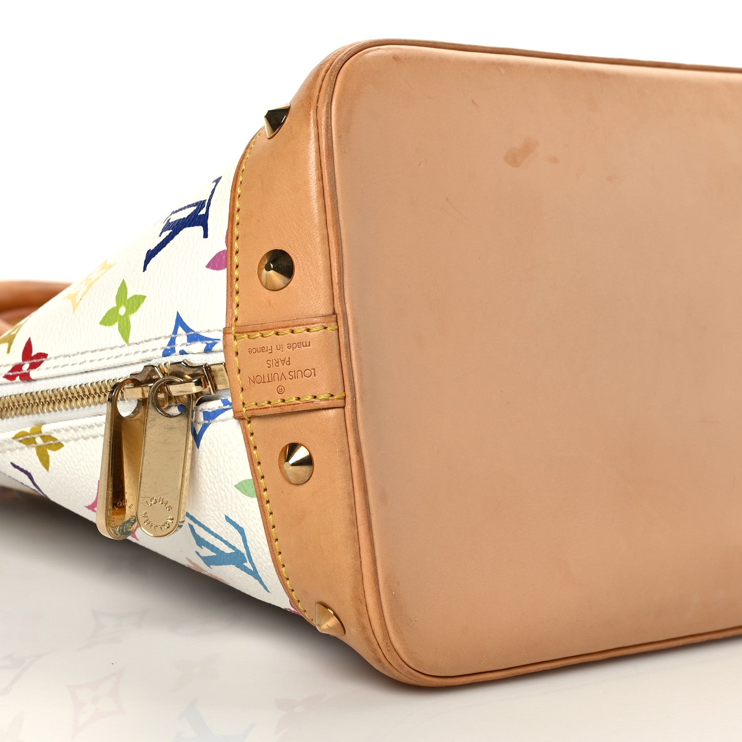 Louis Vuitton Monogram Multicolor Alma White 8 of 9
