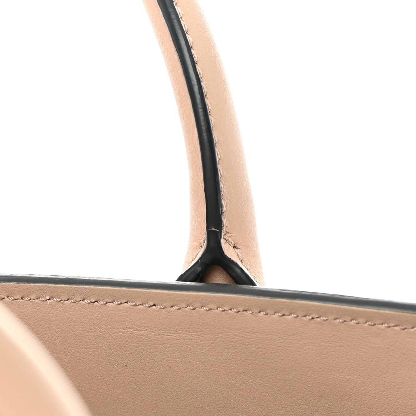 Saffiano City Calfskin Medium Bibliothèque Top Handle Cammeo