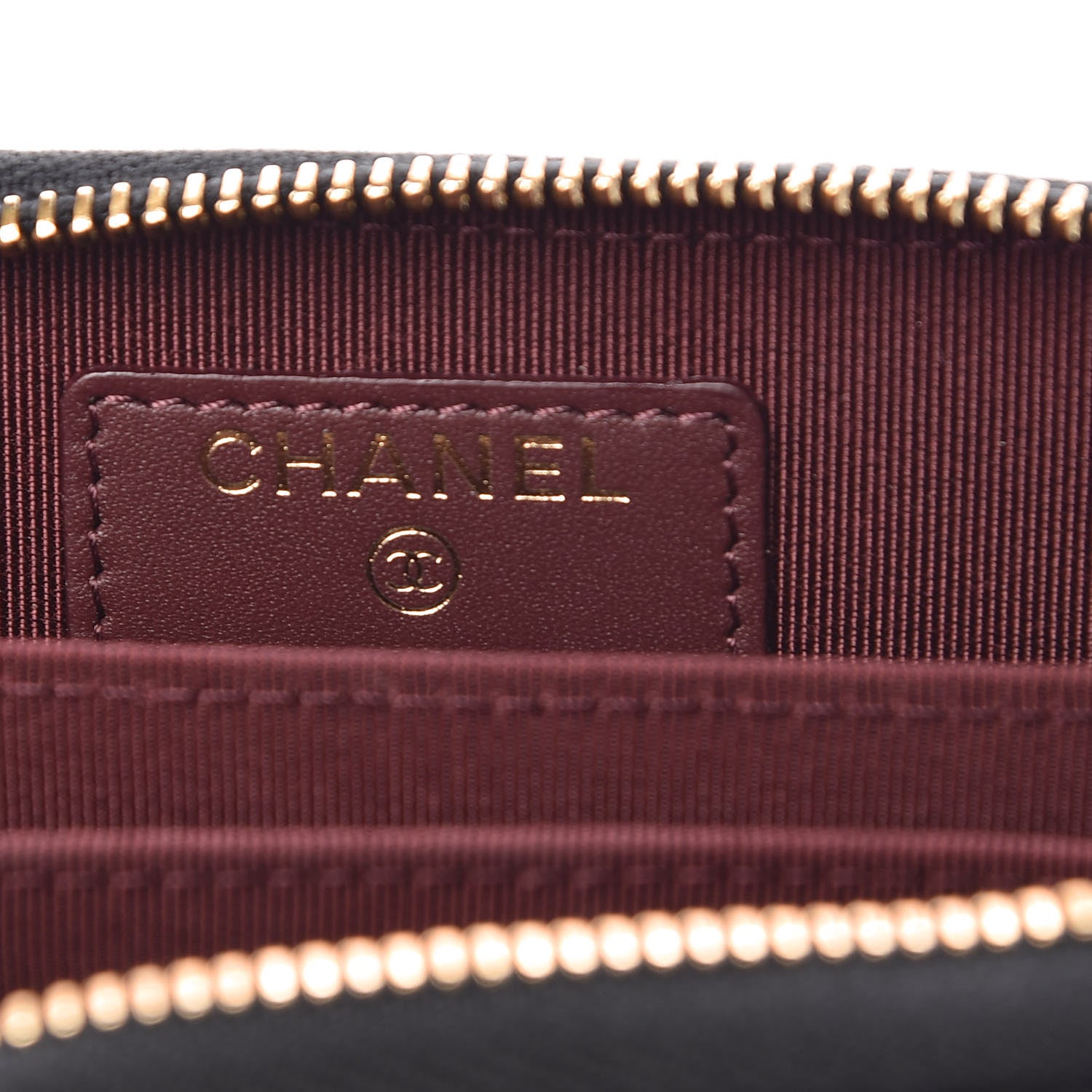 Chanel Caviar Quilted Zip Coin Purse Black 6 of 8