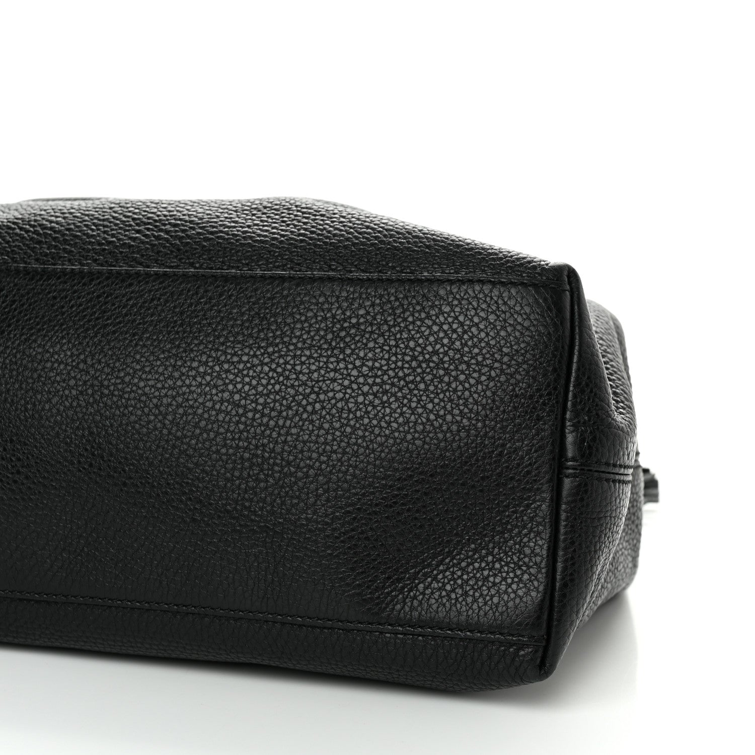 Gucci Pebbled Calfskin Medium Soho Chain Shoulder Bag Black 10 of 13