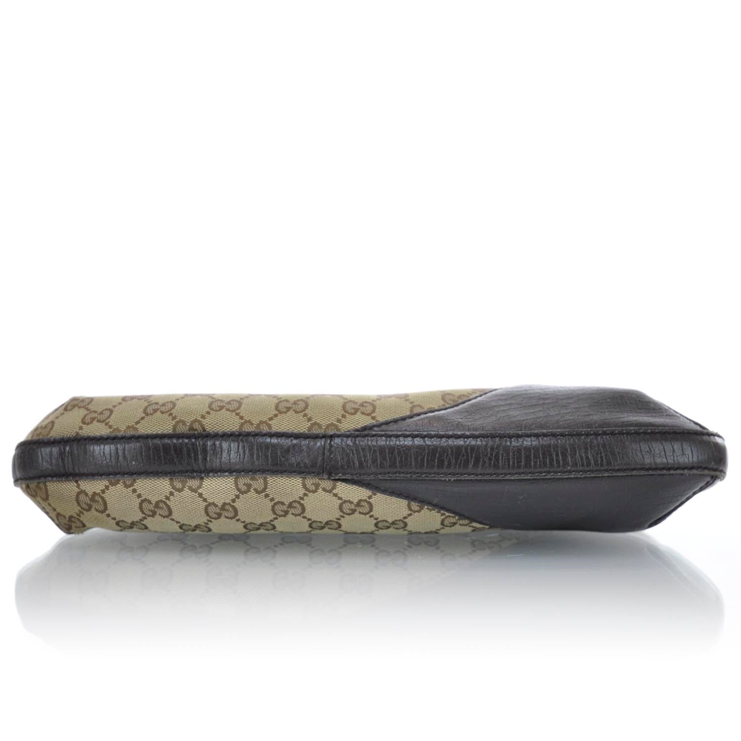 Gucci Monogram Hasler Shoulder Bag Ebony 5 of 10