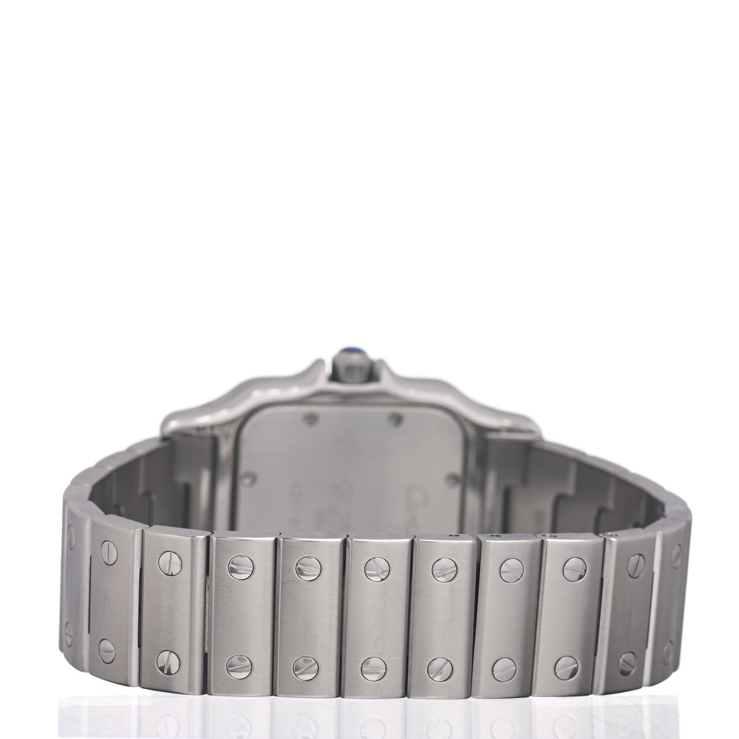 Cartier Stainless Steel 29mm Santos De Cartier Galbee Quartz Watch 3 of 4