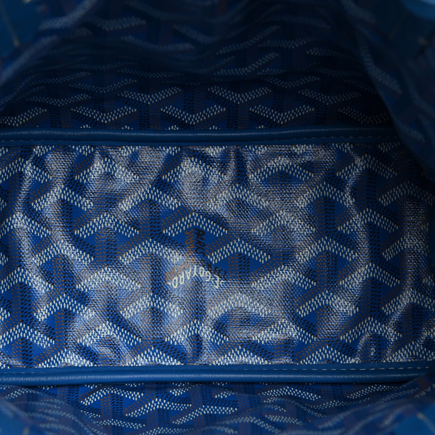 Goyardine Reversible Mini Anjou Sky Blue